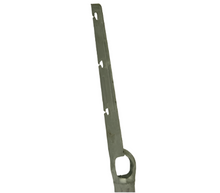 2-1/2" x 1-5/8" Steel Vertical 3 Strand Barb Wire Arm for Chain Link Fences
