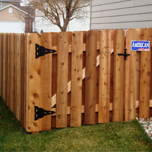 2-1/2" Right Hand Steel End Post Adapter for Wood Fences