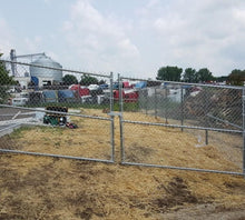 84" Tall - Commercial Chain Link Double Drive Gate