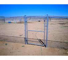 60" Tall - Commercial Chain Link Single Swing Gate