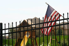 [200 Feet Of Fence] 6' Tall Ornamental Steel Spear Top Complete Fence Package