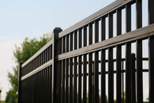 [75 Feet Of Fence] 5' Tall Ornamental Steel Flat Top Complete Fence Package