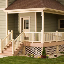 Vinyl Spindle Railing Kit 42" x 72" - Khaki